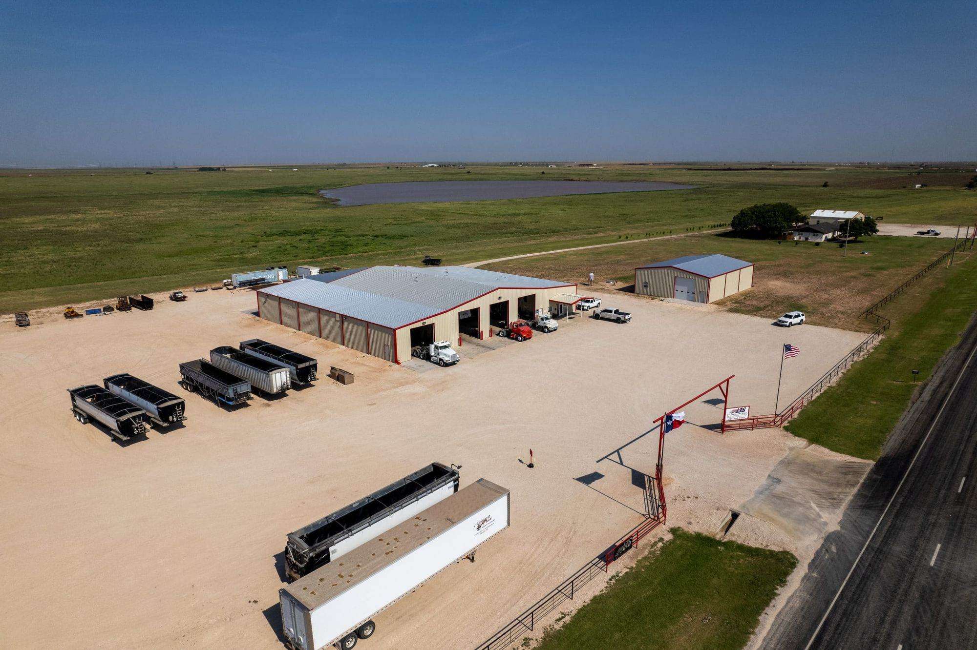 L5 Trailer Center facility and yard in Kress, Texas